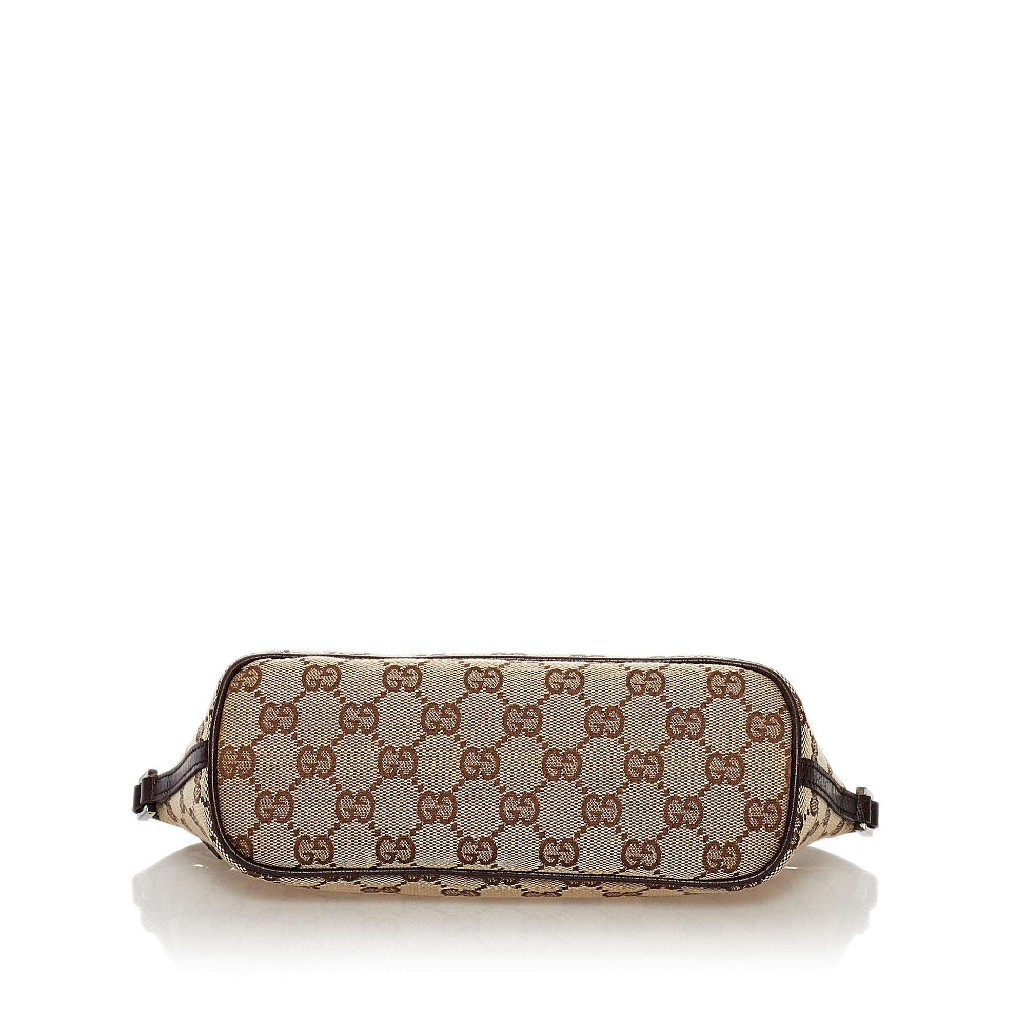 Gucci GG Canvas Boat Baguette (SHG-32757)