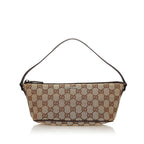 Gucci GG Canvas Boat Baguette (SHG-32757)