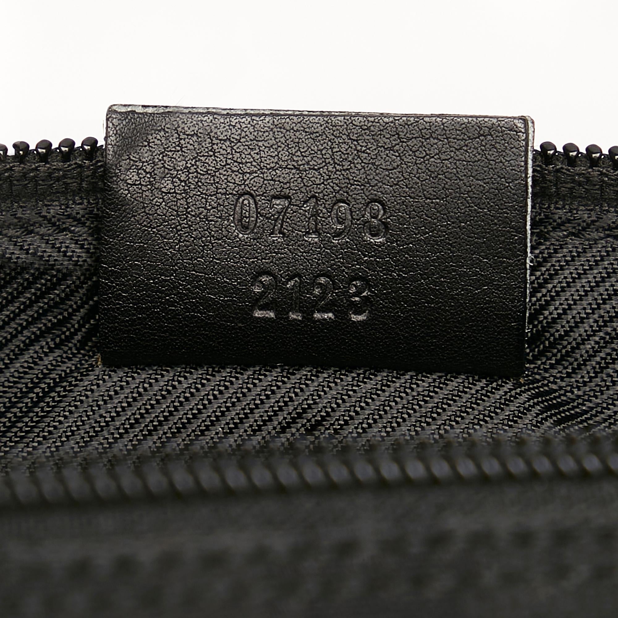 Gucci GG Canvas Boat Baguette (SHG-32776)