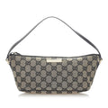 Gucci GG Canvas Boat Baguette (SHG-32903)