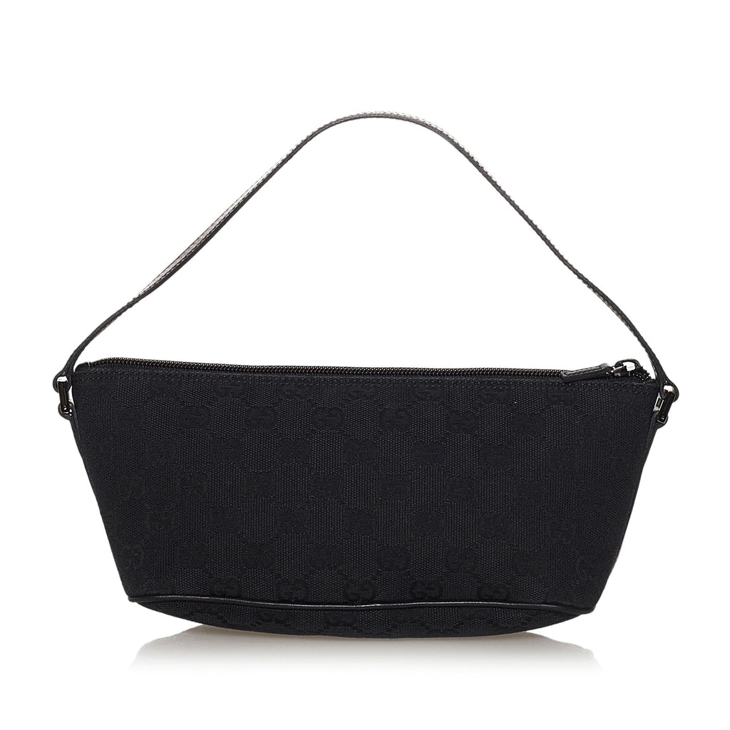 Gucci GG Canvas Boat Baguette (SHG-34676)