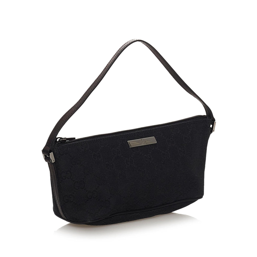 Gucci GG Canvas Boat Baguette (SHG-34676)