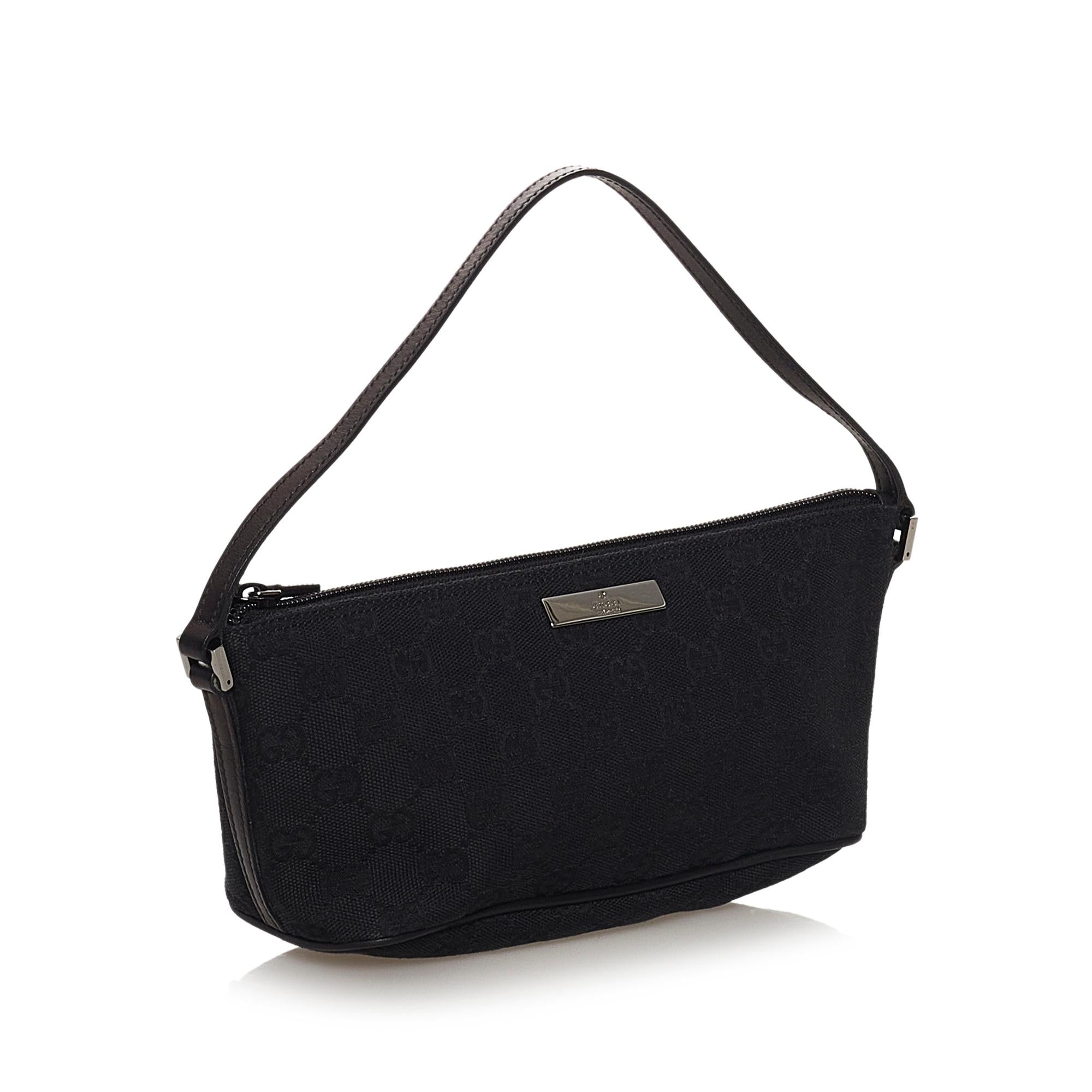 Gucci GG Canvas Boat Baguette (SHG-34676)