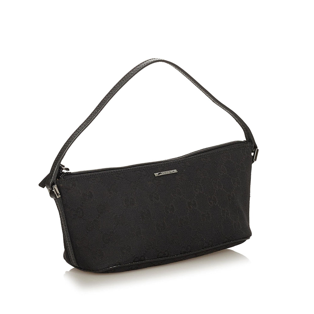 Gucci GG Canvas Boat Baguette (SHG-36577)