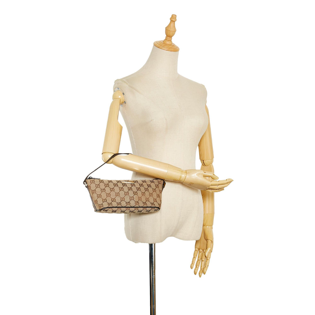 Gucci GG Canvas Boat (SHG-36985)
