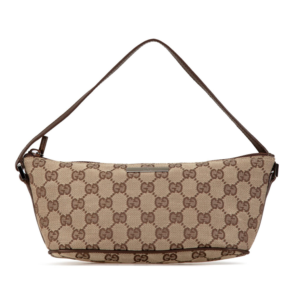Gucci GG Canvas Boat (SHG-rBBcns)
