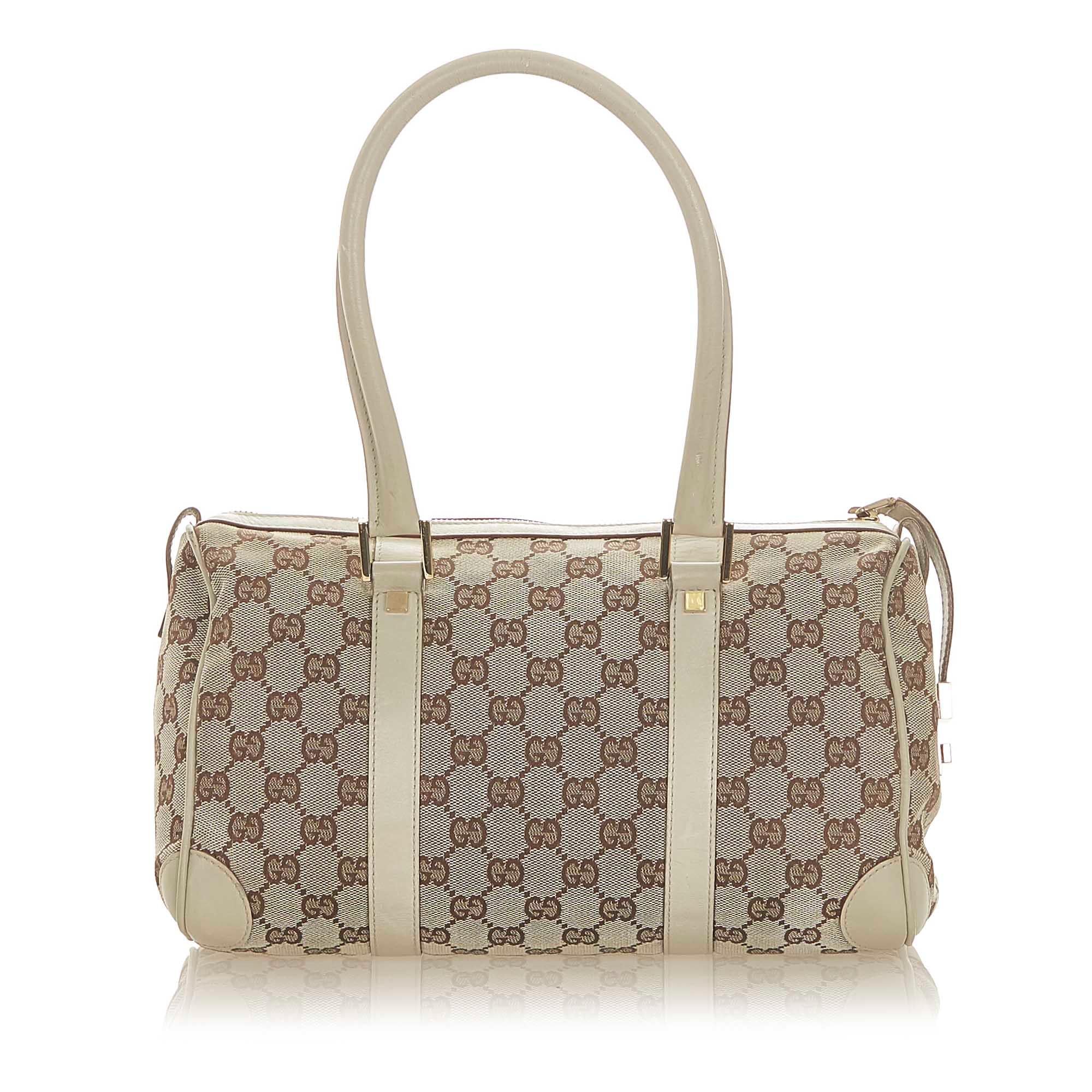 Gucci GG Canvas Boston Bag (SHG-20383)