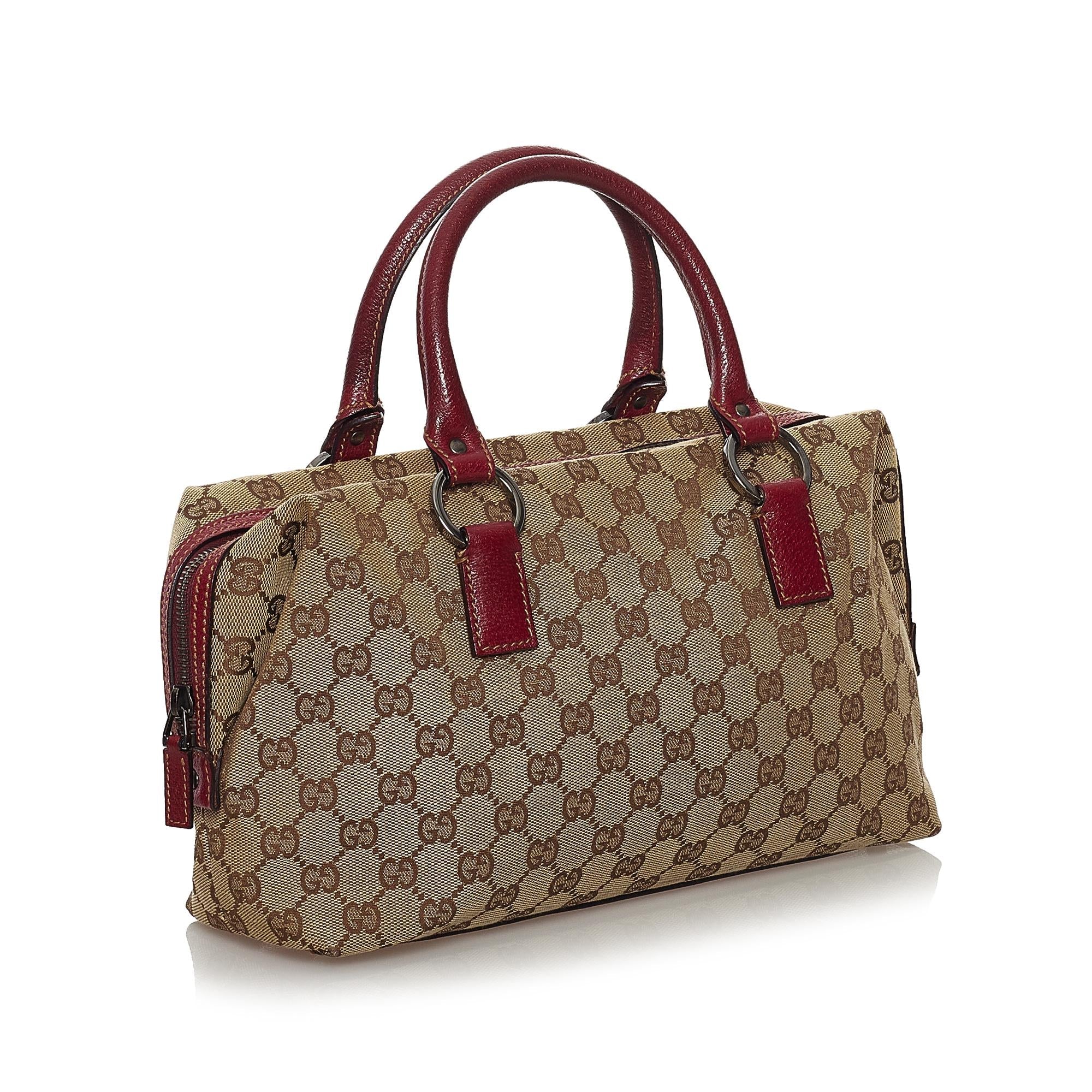 Gucci GG Canvas Boston Bag (SHG-33372)