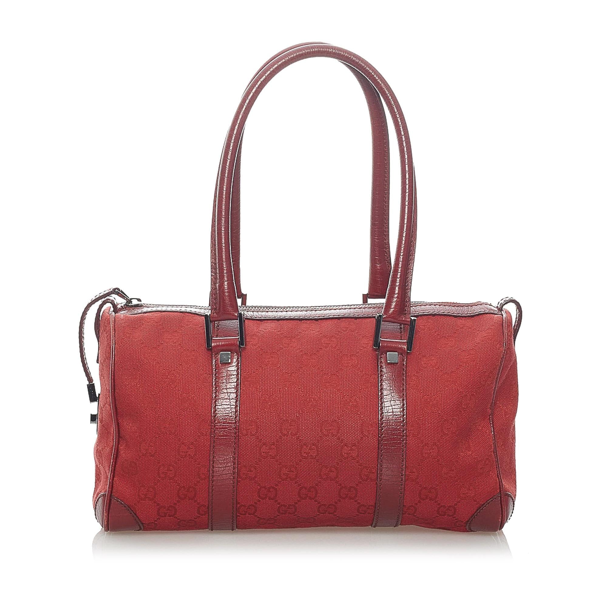 Gucci GG Canvas Boston Bag (SHG-36178)