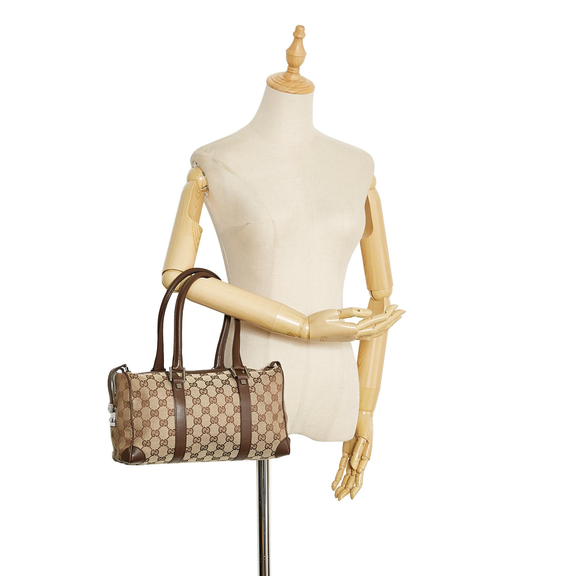 Gucci GG Canvas Boston Bag (SHG-Q90qeq)