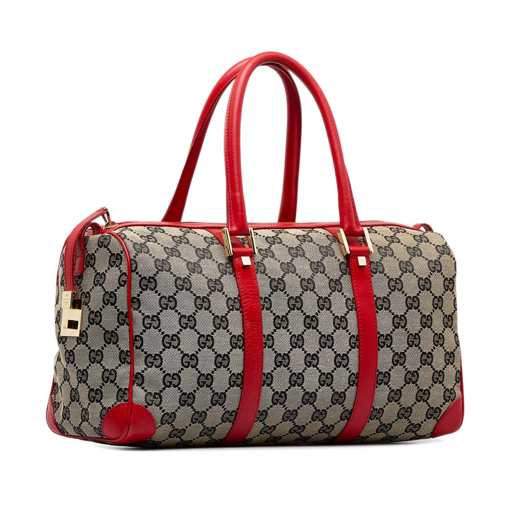 Gucci GG Canvas Boston Bag (SHG-OKnHH0)