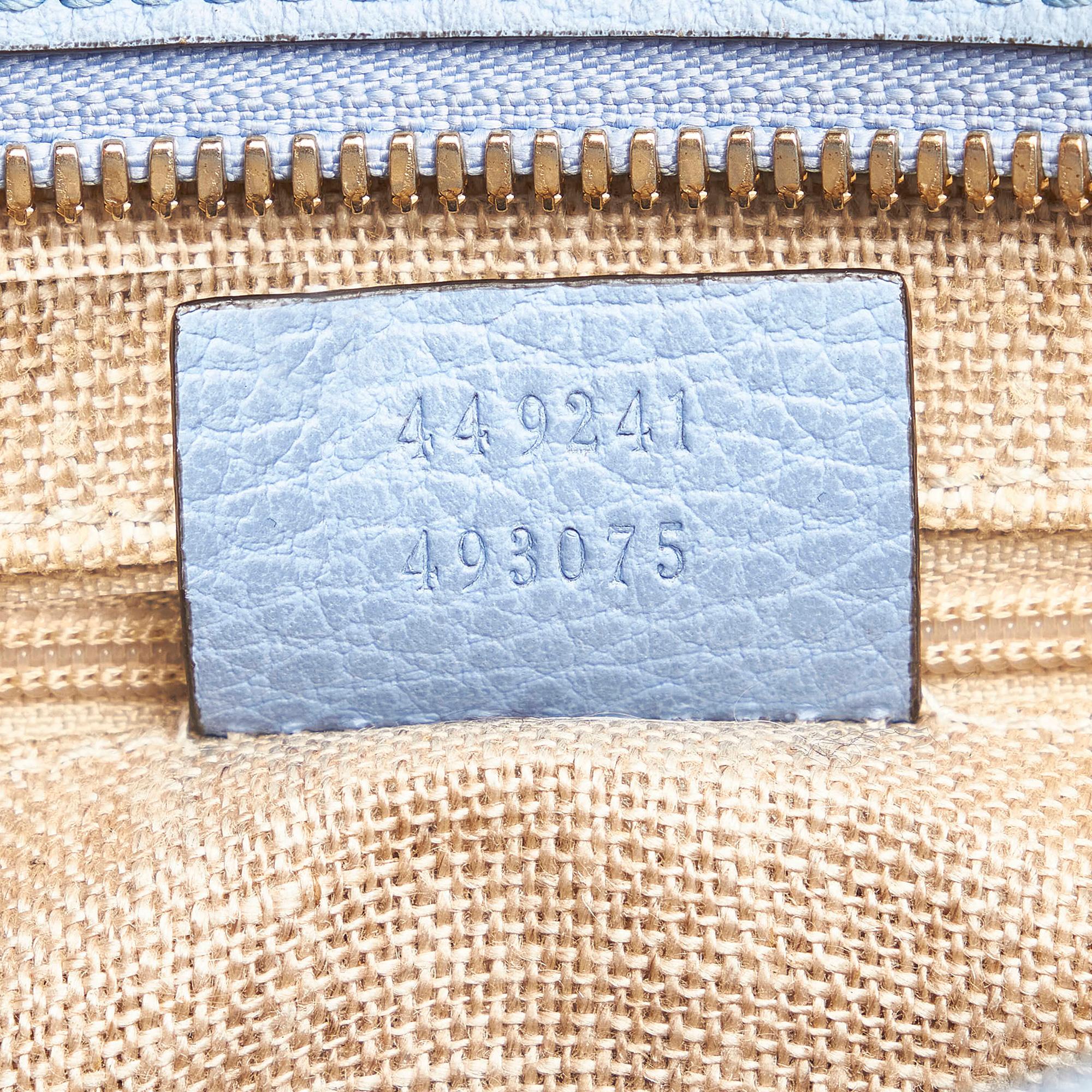 Gucci GG Canvas Bree Leather Satchel (SHG-34176)