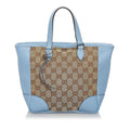 Gucci GG Canvas Bree Leather Satchel (SHG-34176)