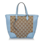 Gucci GG Canvas Bree Leather Satchel (SHG-34176)