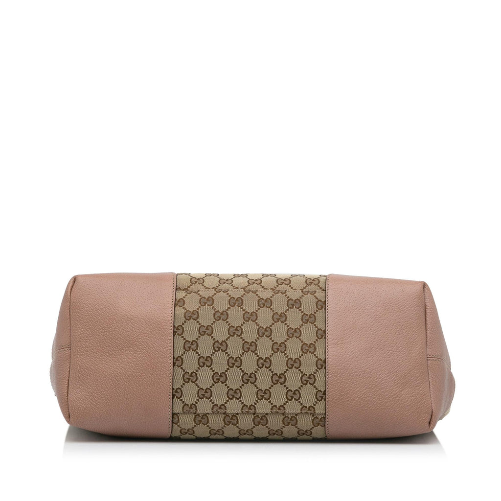 Gucci GG Canvas Bree Satchel (SHG-SbHeXb)