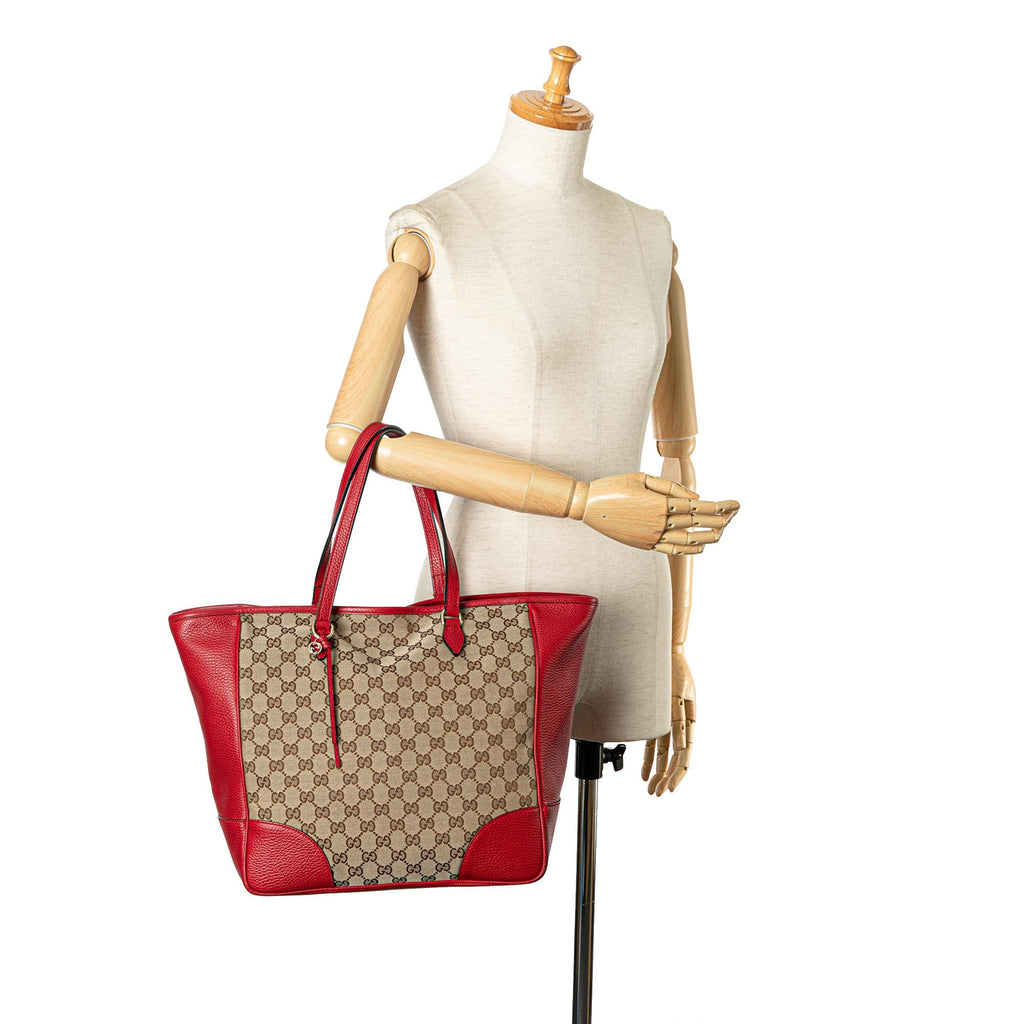 Gucci GG Canvas Bree Tote Bag (SHG-cjYUp6)