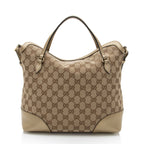 Gucci GG Canvas Bree Tote (SHF-9TFhBr)