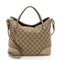 Gucci GG Canvas Bree Tote (SHF-9TFhBr)