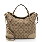 Gucci GG Canvas Bree Tote (SHF-9TFhBr)