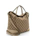 Gucci GG Canvas Bree Tote (SHF-9TFhBr)