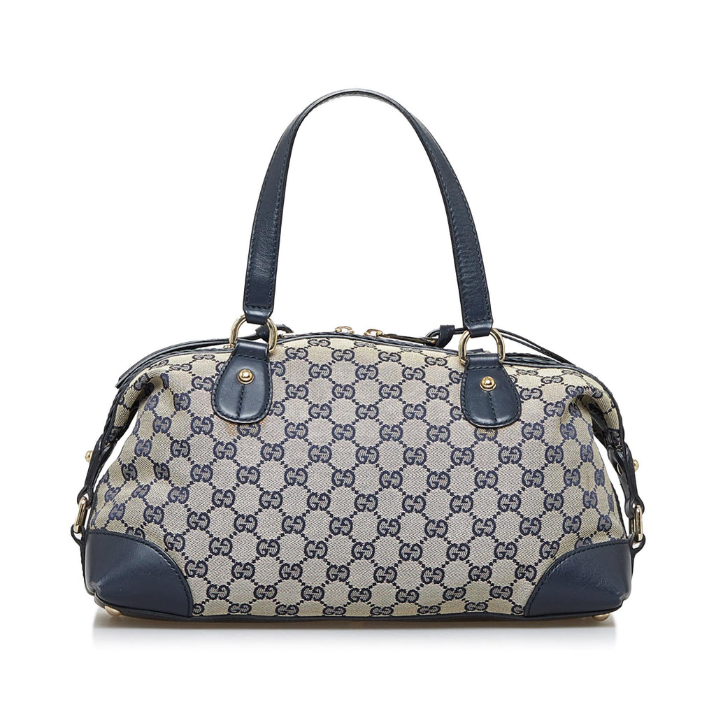Gucci GG Canvas Brick Lane Satchel (SHG-564Kbq)