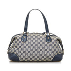 Gucci GG Canvas Brick Lane Satchel (SHG-564Kbq)