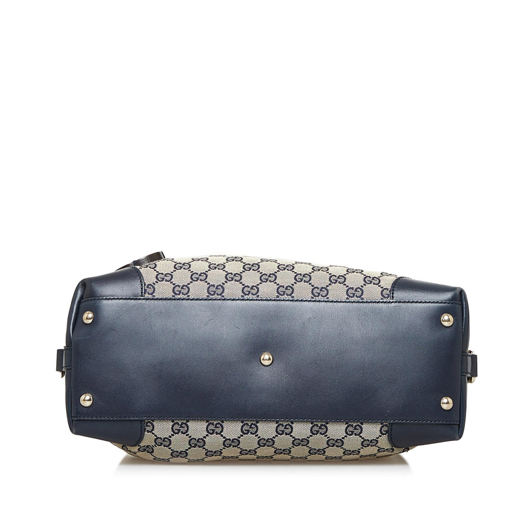 Gucci GG Canvas Brick Lane Satchel (SHG-564Kbq)
