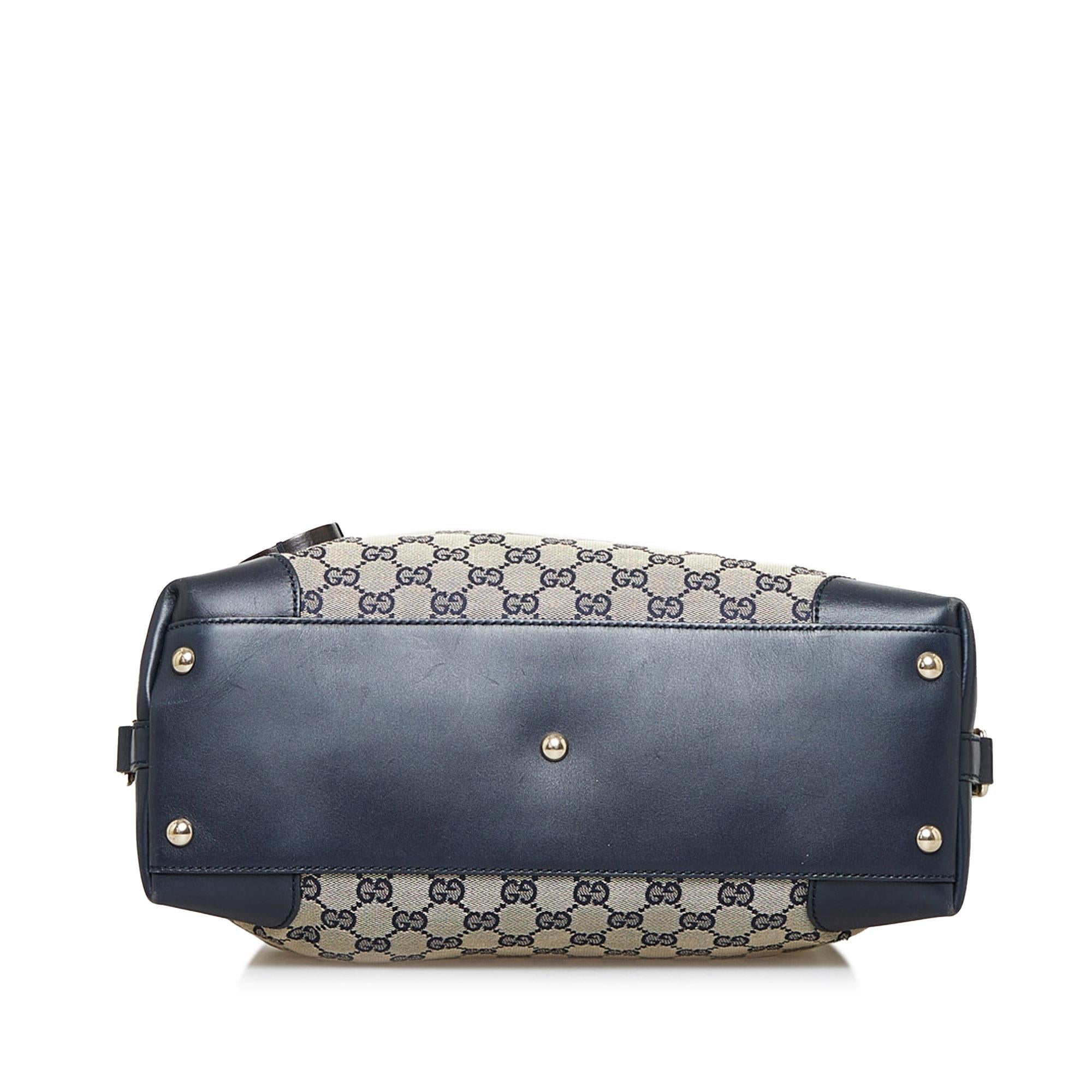 Gucci GG Canvas Brick Lane Satchel (SHG-564Kbq)