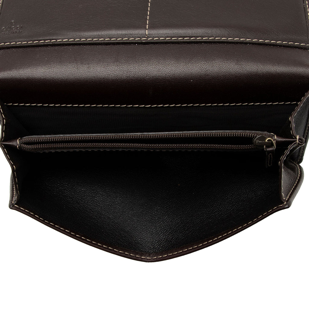 Gucci GG Canvas Britt Logo Tri-fold Wallet (SHF-5J08AO)