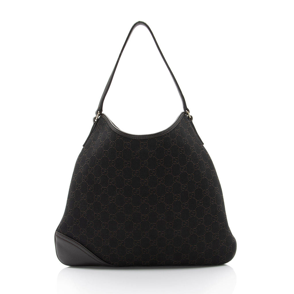 Gucci GG Canvas Britt Medium Hobo (SHF-nj2RBV)