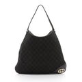 Gucci GG Canvas Britt Medium Hobo (SHF-nj2RBV)