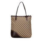 Gucci GG Canvas Britt Tote Bag (SHG-Iug8NH)