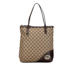 Gucci GG Canvas Britt Tote Bag (SHG-Iug8NH)