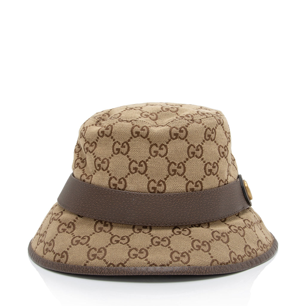 Gucci GG Canvas Bucket Hat - Size M (SHF-FPhMCm)