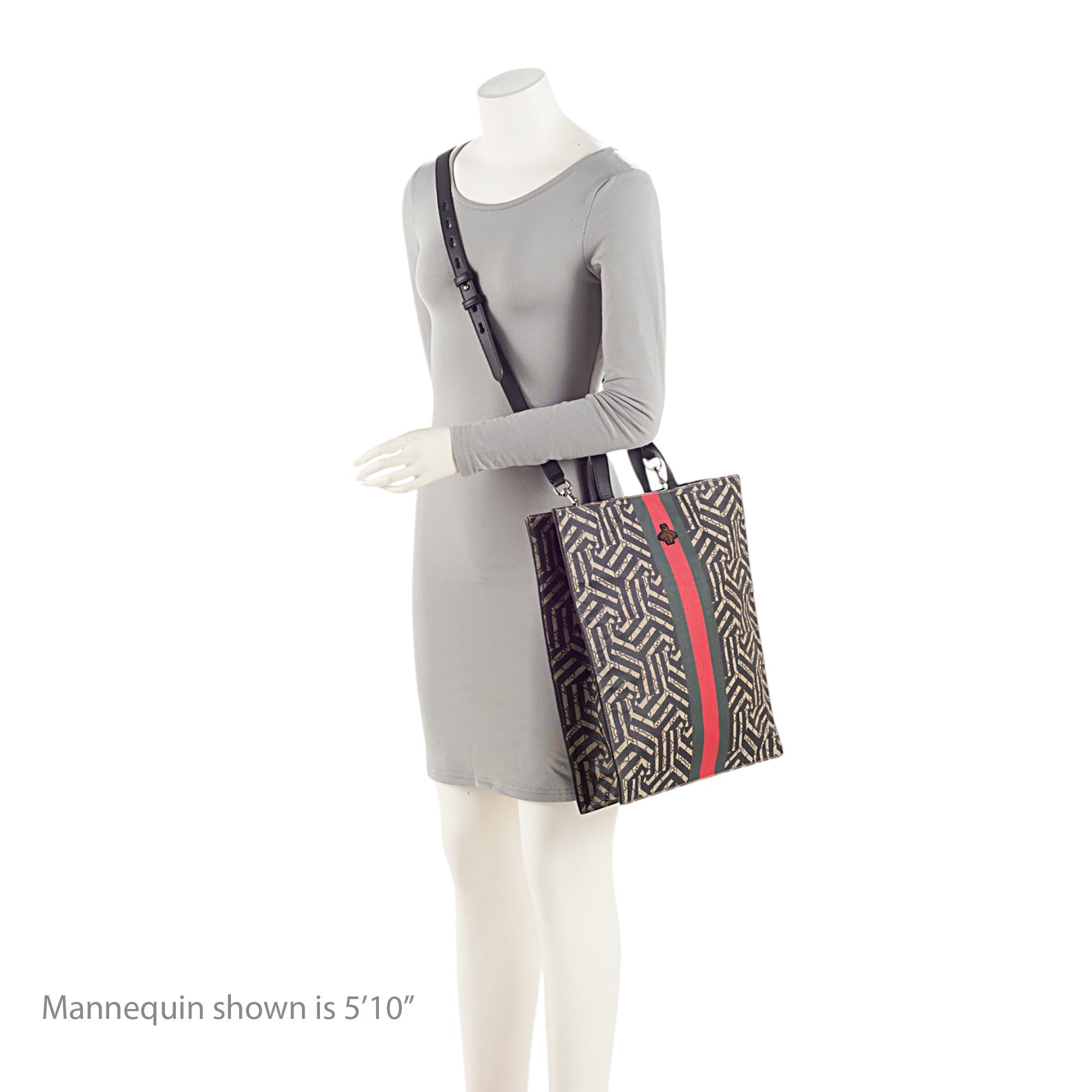 Gucci GG Supreme Caleido Web Soft Tote (SHF-8GtUml)
