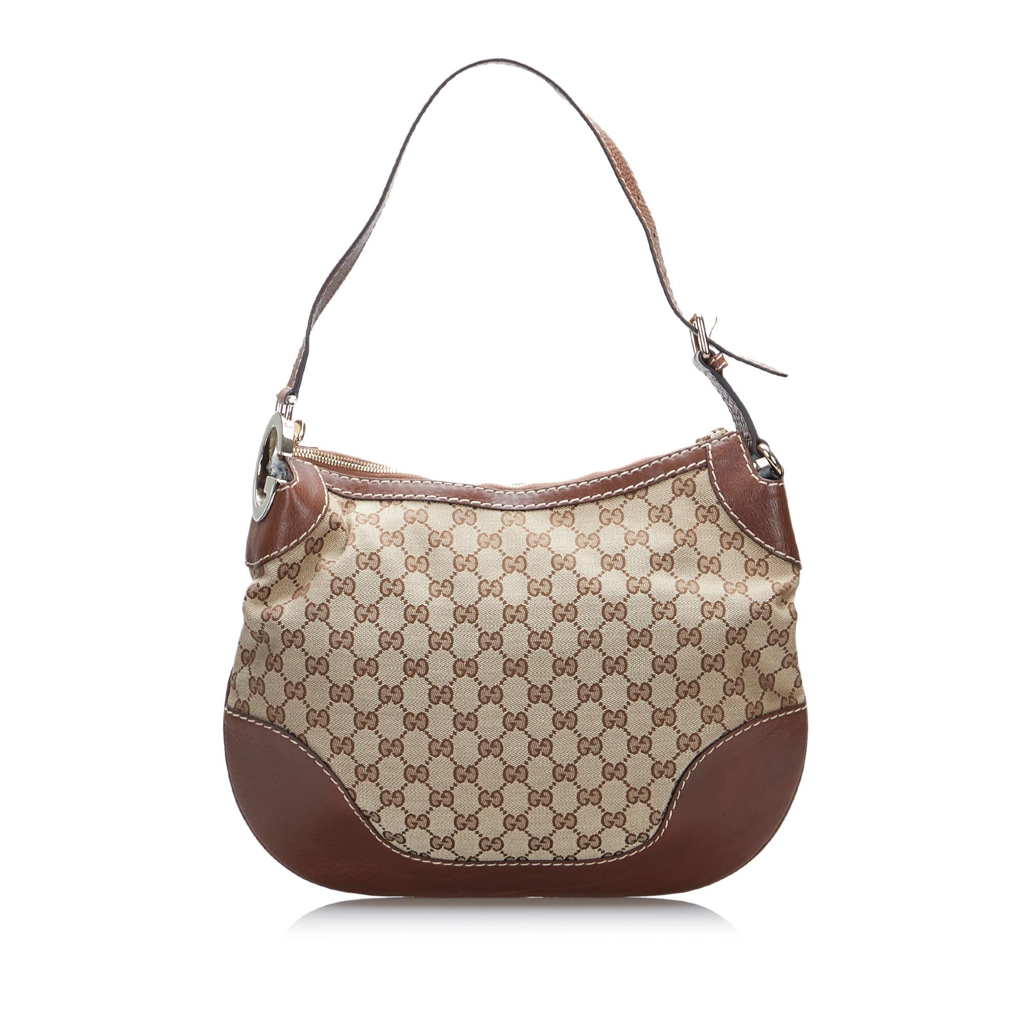 Gucci GG Canvas Charlotte Hobo (SHG-6Saxdy)