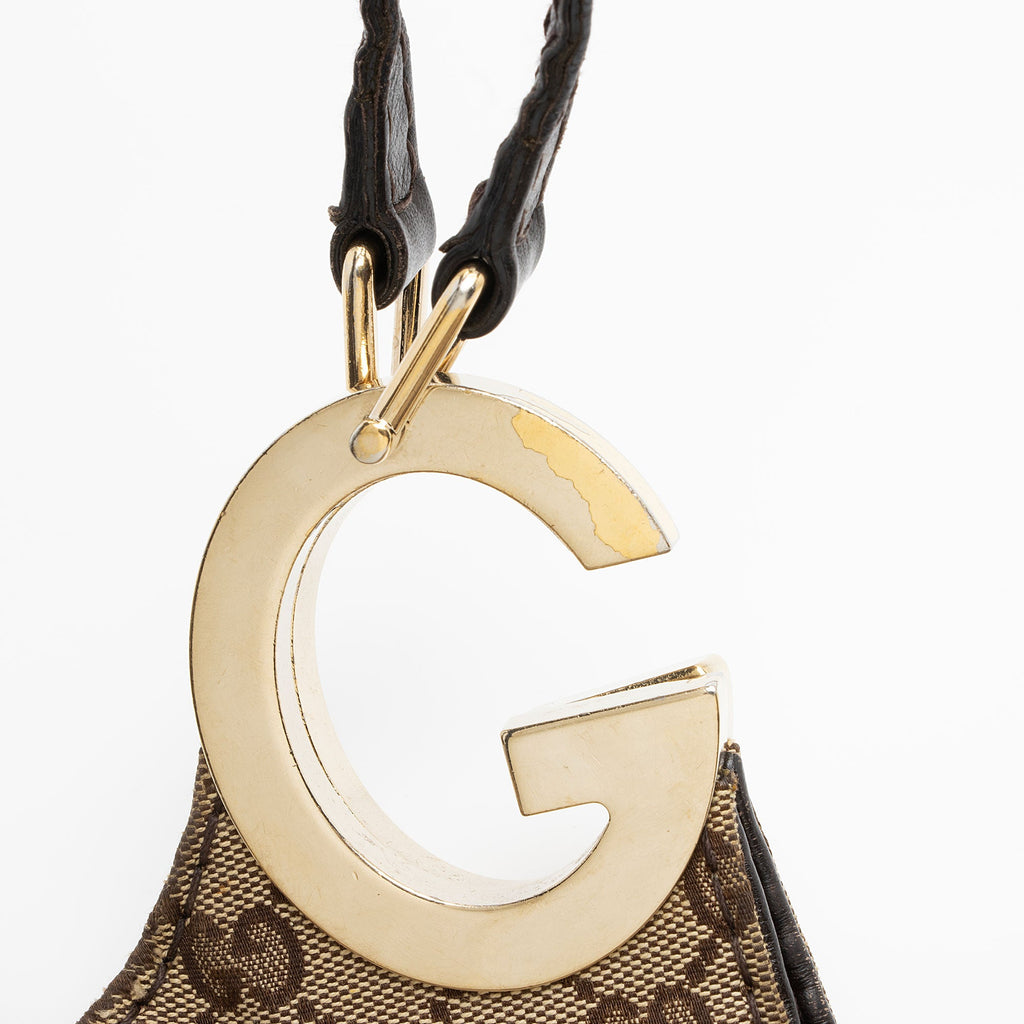 Gucci GG Canvas Charlotte Medium Shoulder Bag (SHF-2fr7e3)