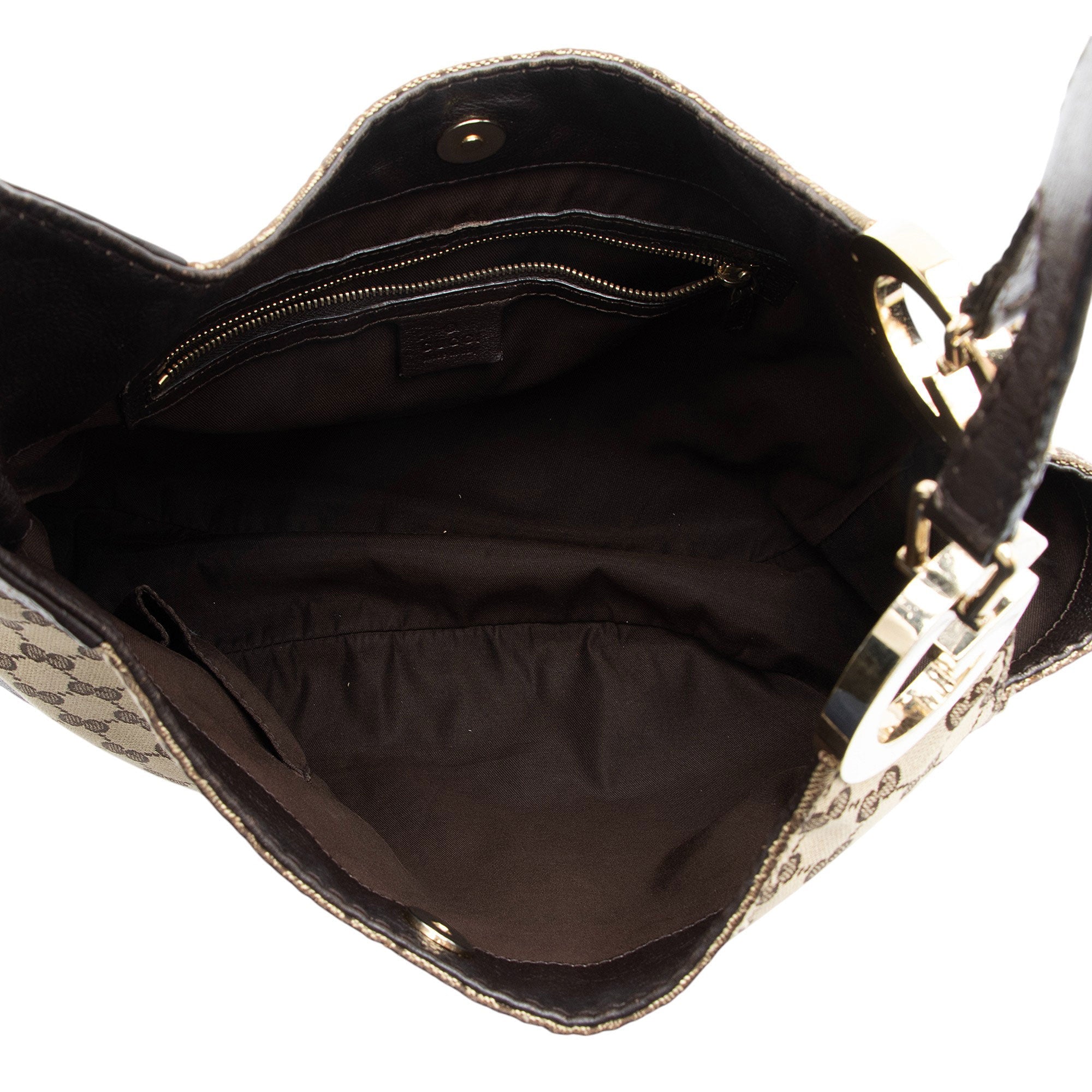 Gucci GG Canvas Charlotte Medium Shoulder Bag (SHF-2fr7e3)