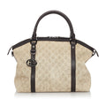 Gucci GG Canvas Charm Dome Satchel (SHG-30969)