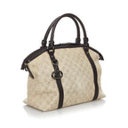 Gucci GG Canvas Charm Dome Satchel (SHG-30969)