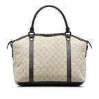 Gucci GG Canvas Charm Dome Satchel (SHG-MOjlZ6)