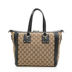 Gucci GG Canvas Charm Medium Tote (SHF-19899)