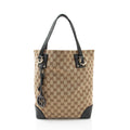 Gucci GG Canvas Charm Medium N/S Tote