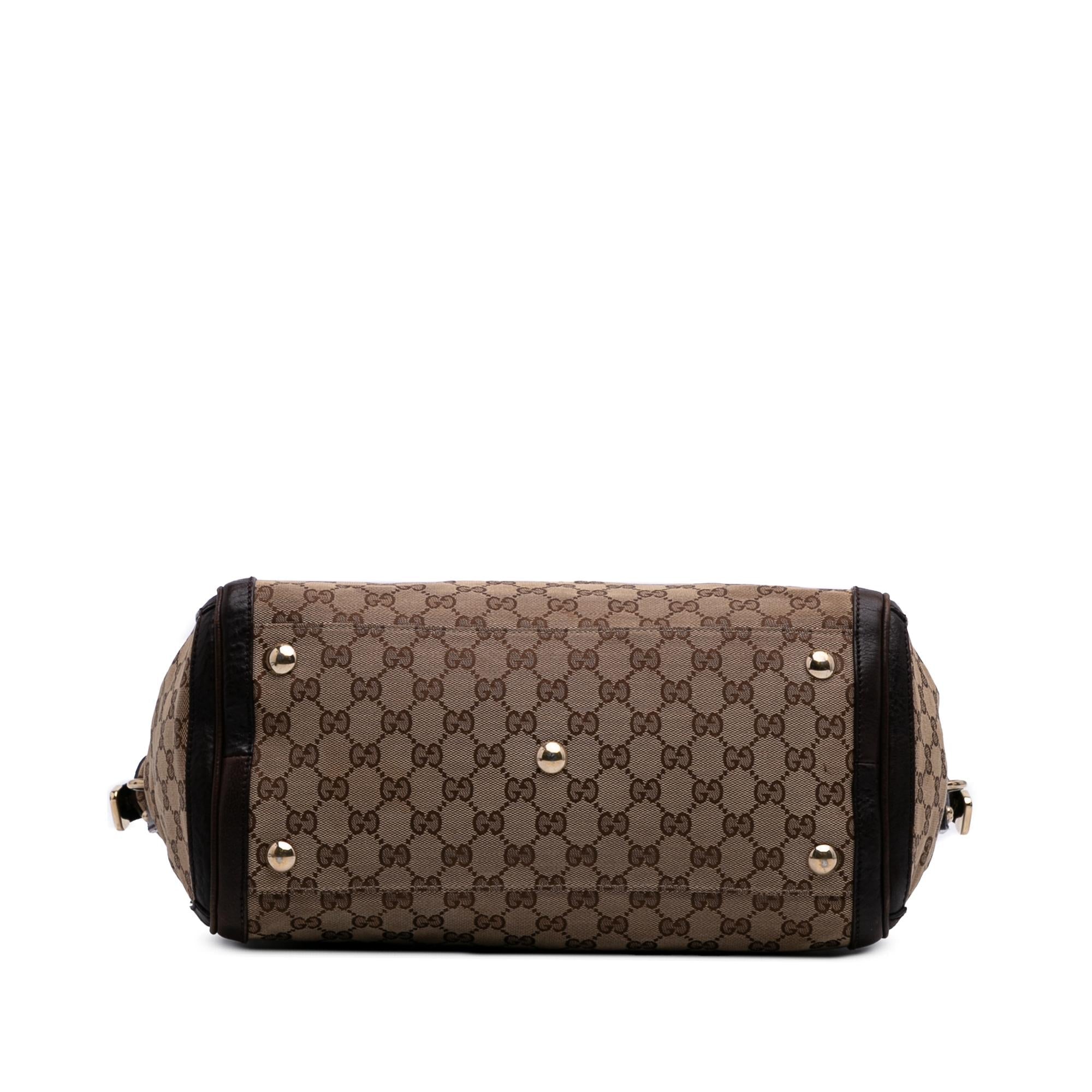 Gucci GG Canvas Charm Satchel
