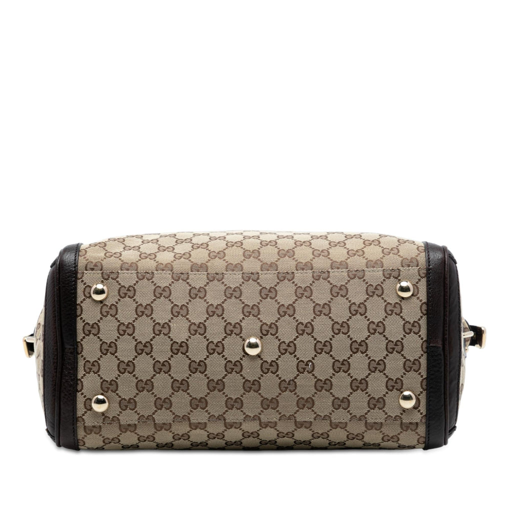 Gucci GG Canvas Charm Satchel