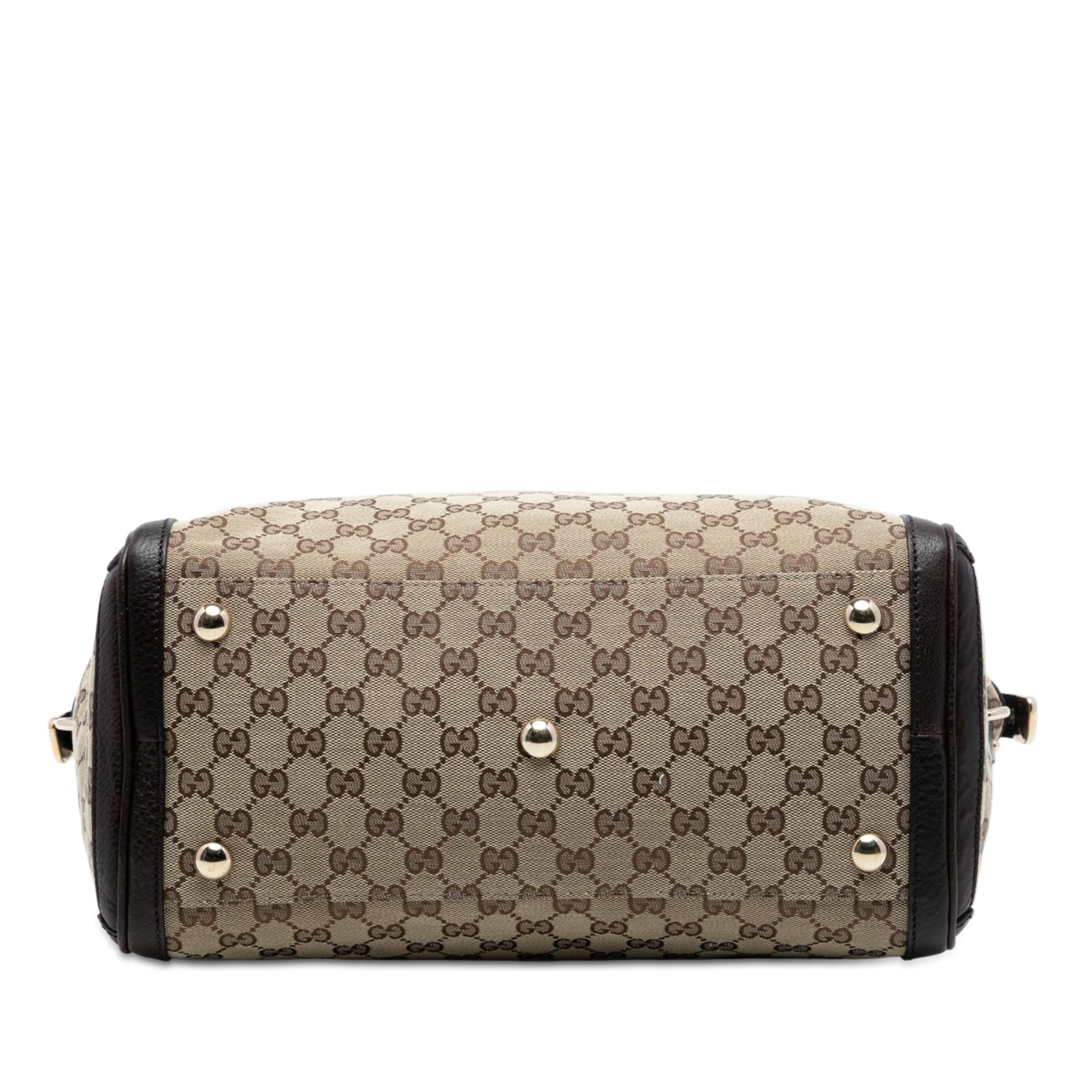 Gucci GG Canvas Charm Satchel