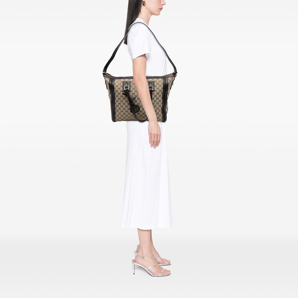 Gucci GG Canvas Charm Satchel