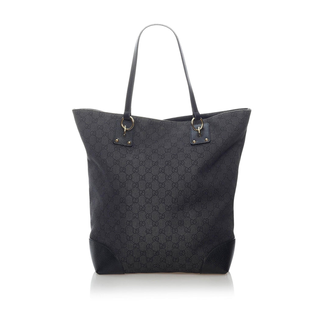 Gucci GG Canvas Charm Tote Bag (SHG-30733)