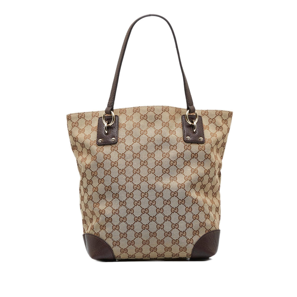 Gucci GG Canvas Charm Tote (SHG-n6X4id)