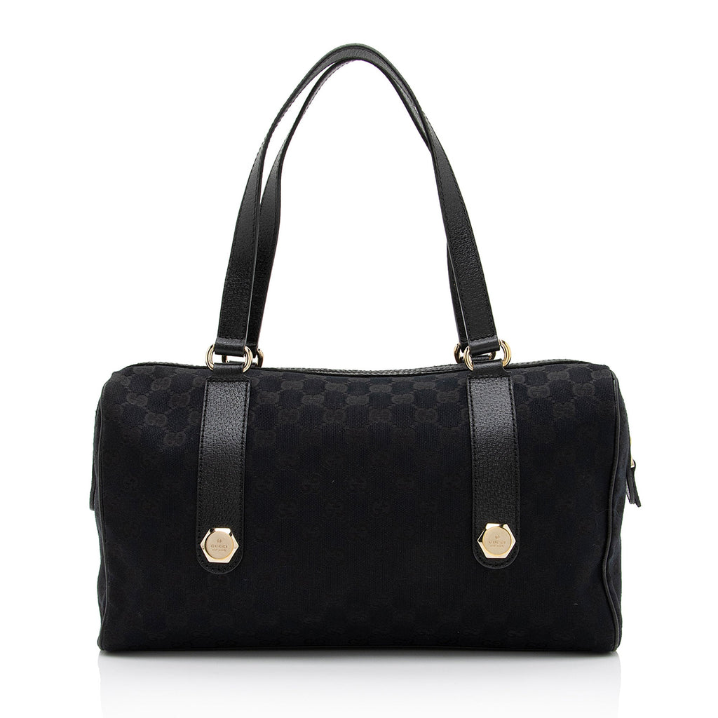 Gucci GG Canvas Charmy Satchel (SHF-wHUMyf)